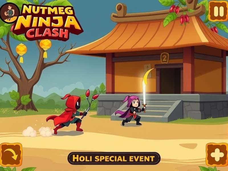 Nutmeg Ninja Clash gameplay screenshot